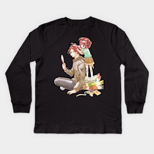 Ange and Battler Kids Long Sleeve T-Shirt